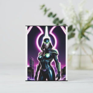 Alien Raven 22 Postcard