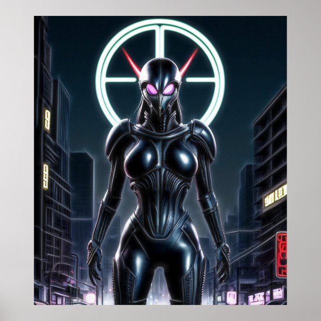 Alien Raven 24 Poster (Front)