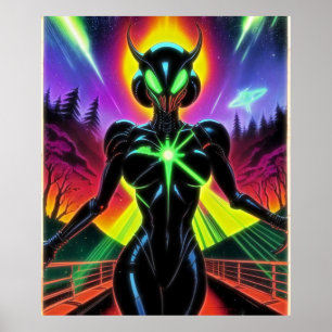 Alien Raven 26 Poster