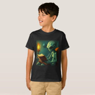 ALIEN READING T-Shirt