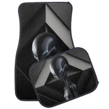 Alien, Ride, car, auto, mat, gift, design, black.