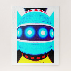 Alien robot jigsaw puzzle