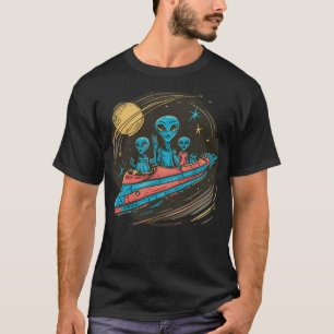 Alien Roswell Galaxy Gallery Wall Art Ufo Modern A T-Shirt