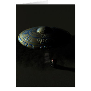 Alien Sand Card