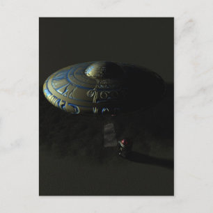 Alien Sand Postcard