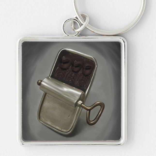 Alien Sardines Keychain (Front)