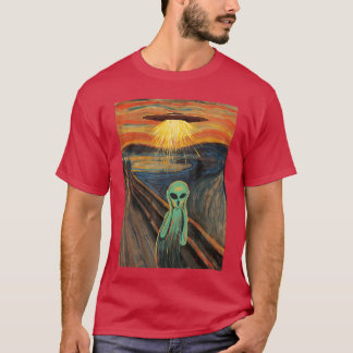 Alien Scream Painting girl T-Shirt
