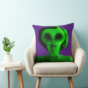 Alien Self Portrait Cushion