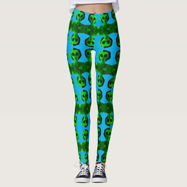 Alien Self Portrait Leggings (Front)