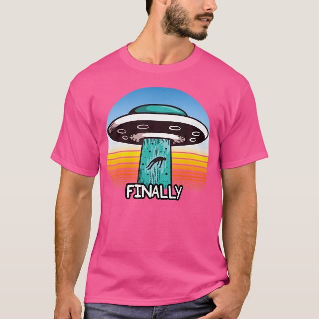 Alien Shirts Abduction Ufo Finally (Front)