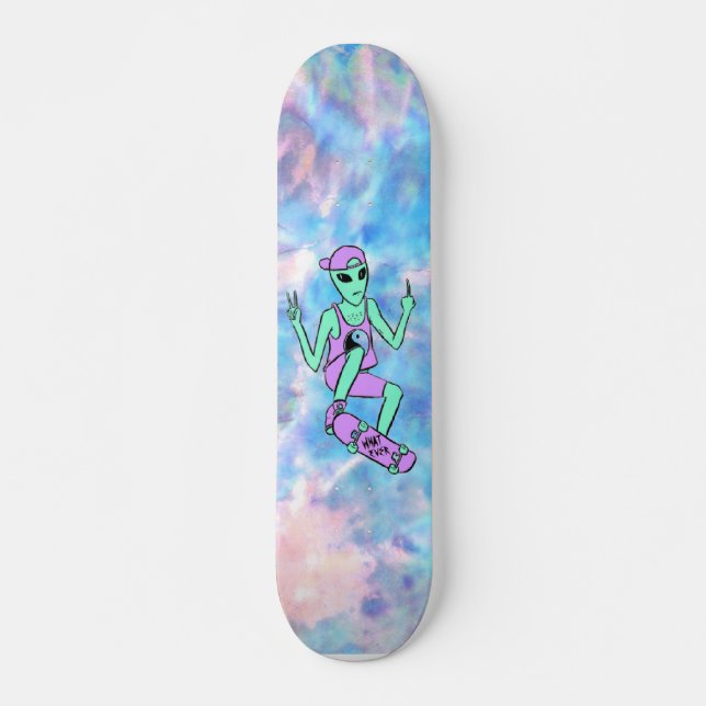 Alien Skateboard Deck (Front)