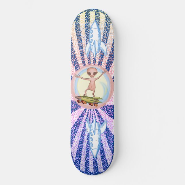 alien skater Skateboard (Front)