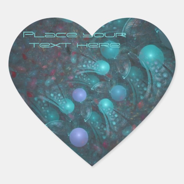 Alien Skin 001 Heart Sticker (Front)