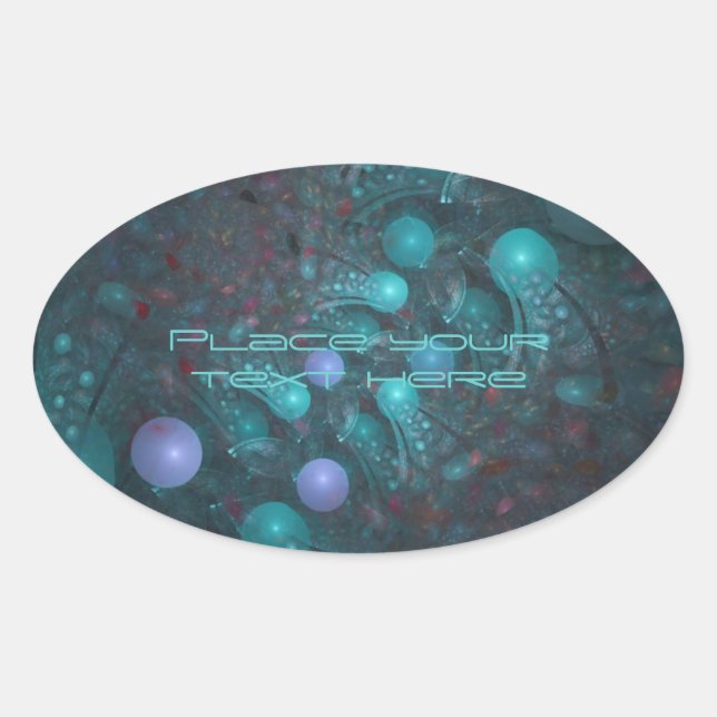 Alien Skin 001 Oval Sticker (Front)