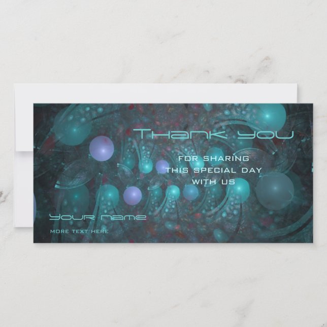 Alien Skin 001 Thank You Card (Front)