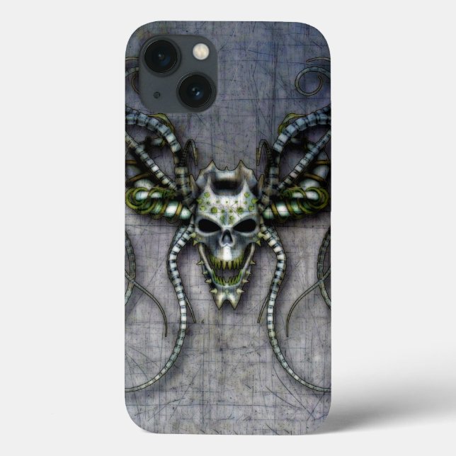 Alien Skull Case-Mate iPhone Case (Back)