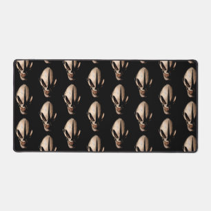 Alien Skull Creepy Science Fiction Theme Desk Mat
