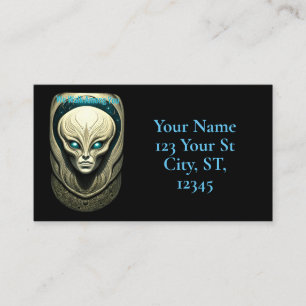 Alien skull Head Thunder_Cove  Business Card