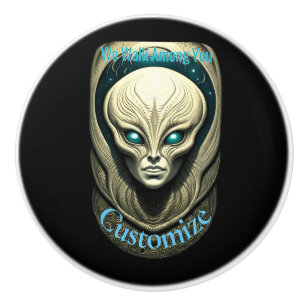 Alien skull Head Thunder_Cove Ceramic Knob