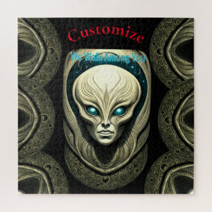 Alien skull Head Thunder_Cove Jigsaw Puzzle