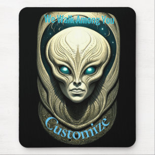 Alien skull Head Thunder_Cove  Mouse Mat