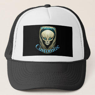 Alien skull Head Thunder_Cove  Trucker Hat
