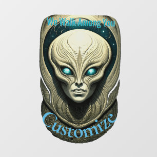 Alien skull Head Thunder_Cove Window Cling