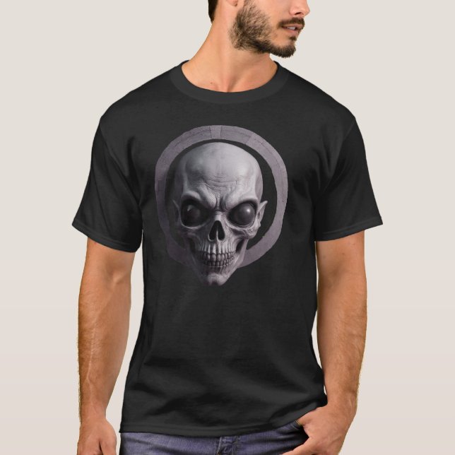 Alien Skull T Shirt (Front)