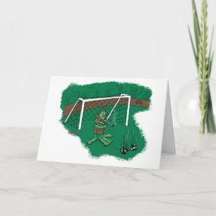 Alien Soccor Player-nice save! Card