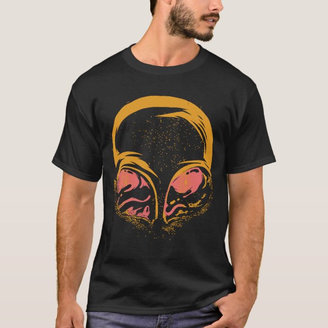 alien space aliens  ufo T-Shirt (Front)