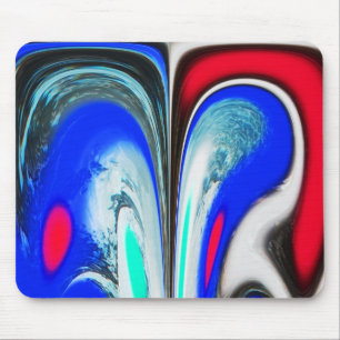 Alien space art mouse mat