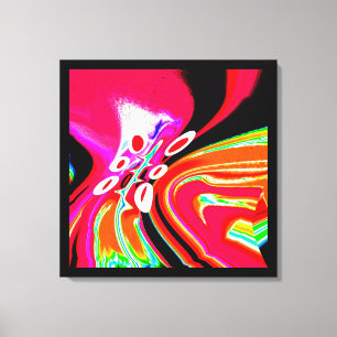 Alien space travel art canvas print