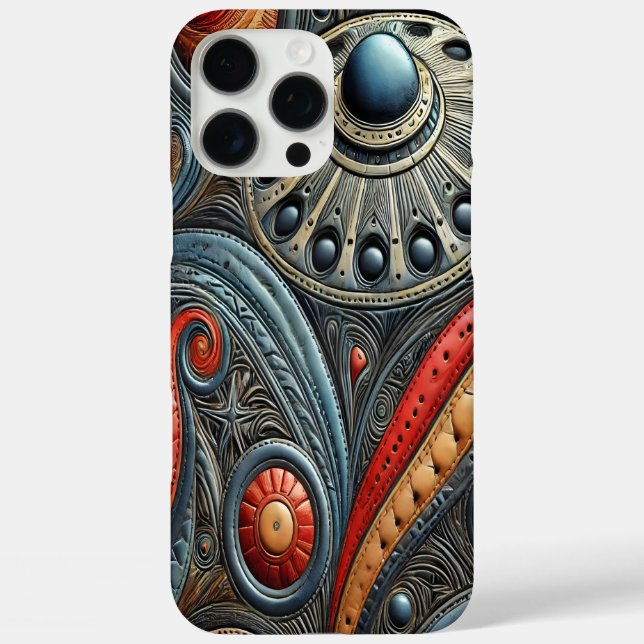 Alien Spacecraft Design Exploration Case-Mate iPhone Case (Back)
