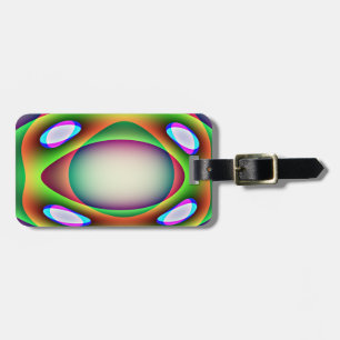 Alien Spaceship Custom Luggage Tag