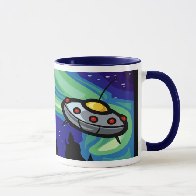Alien Spaceship Mug 1 (Right)