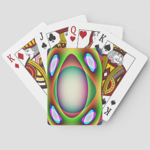 Alien Spaceship Playing Cards