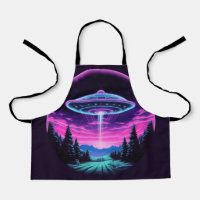 Alien Spaceship Retro Futuristic