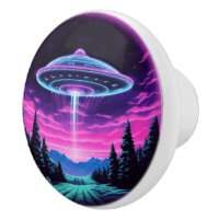 Alien Spaceship Retro Futuristic