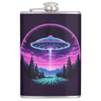 Alien Spaceship Retro Futuristic