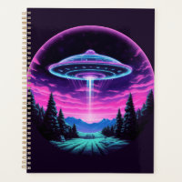 Alien Spaceship Retro Futuristic