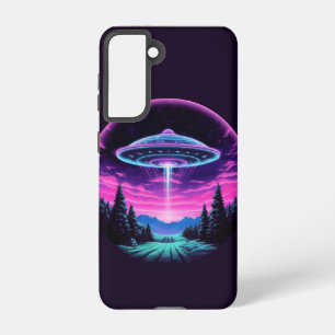 Alien Spaceship Retro Futuristic Samsung Galaxy Case