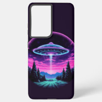 Alien Spaceship Retro Futuristic