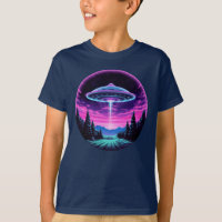 Alien Spaceship Retro Futuristic