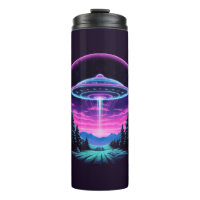 Alien Spaceship Retro Futuristic