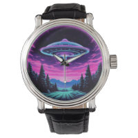 Alien Spaceship Retro Futuristic