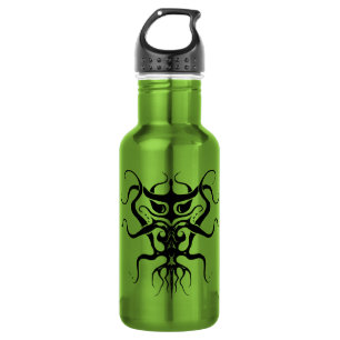 Alien Species Tribal Tattoo Design - black 532 Ml Water Bottle