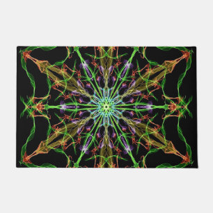 Alien Spider Web Mandala Spider Gifts Doormat