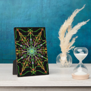 Alien Spider Web Mandala Spider Gifts Plaque