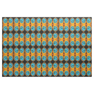 Alien splashes fabric