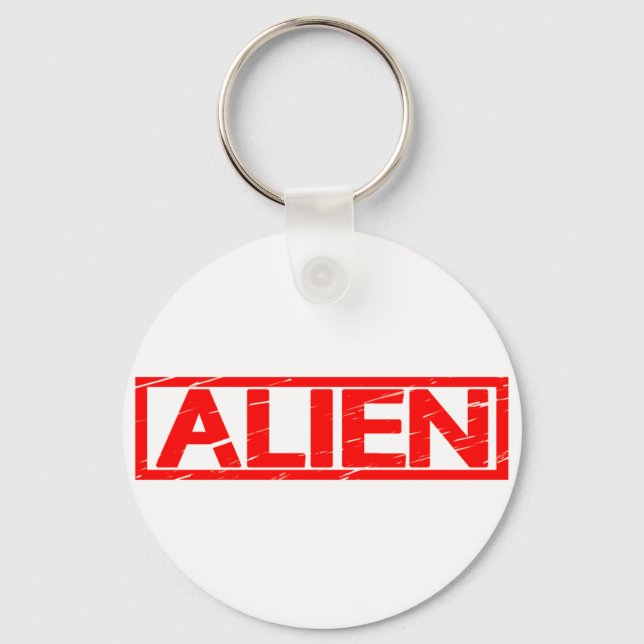Alien Stamp Key Ring (Front)